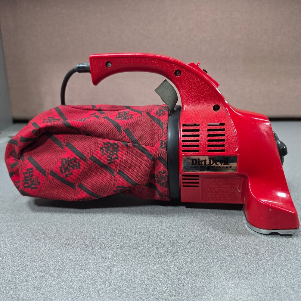Dirt Devil Hand Vac Handheld Vacuum Red Corded Royal 500